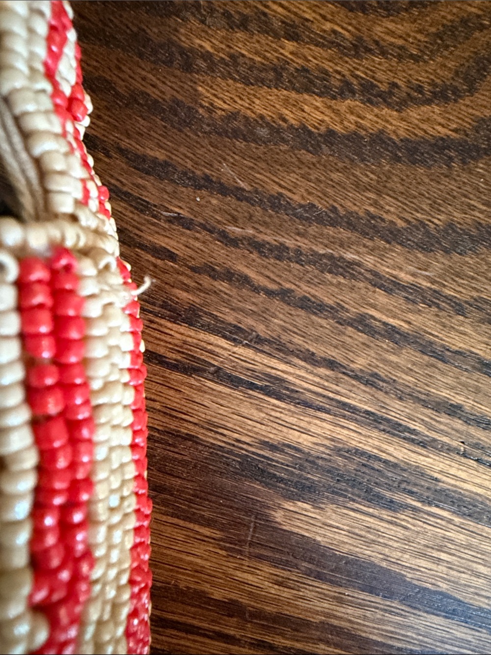 NWT Anthropologie The Fiona Beaded bag - Mushroom print - Pearls, Sparkly Stripe - Picture 13 of 14